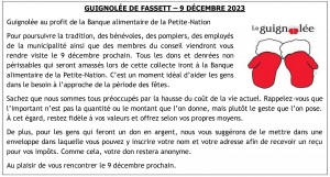 Guignolée 2023