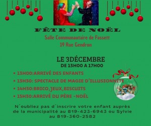 Image horaire pour la fête de noel